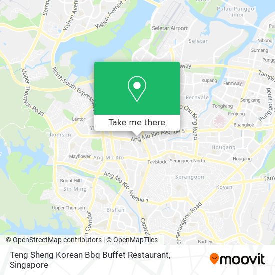 Teng Sheng Korean Bbq Buffet Restaurant map