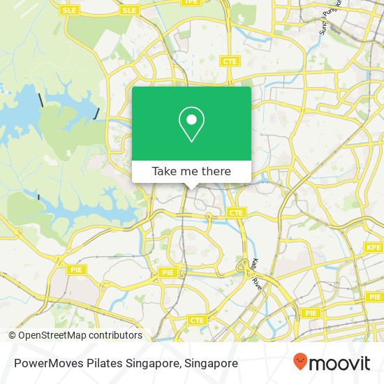 PowerMoves Pilates Singapore地图