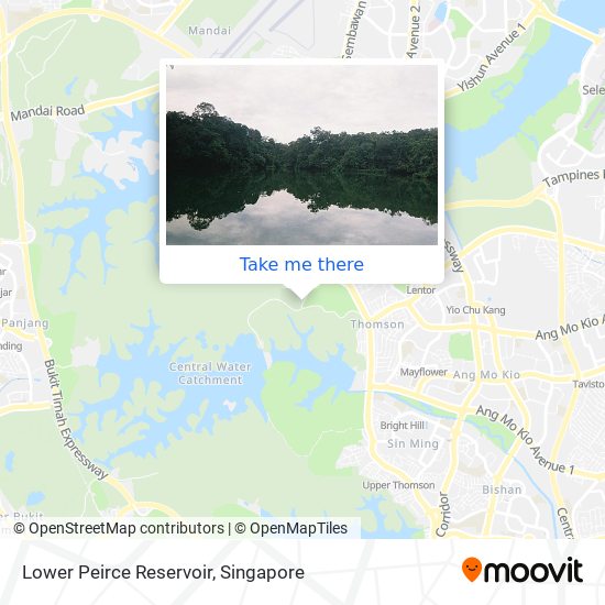 Lower Peirce Reservoir地图