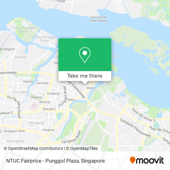 NTUC Fairprice - Punggol Plaza地图