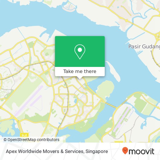 Apex Worldwide Movers & Services map