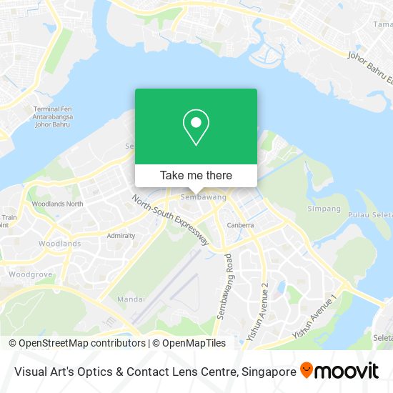 Visual Art's Optics & Contact Lens Centre map