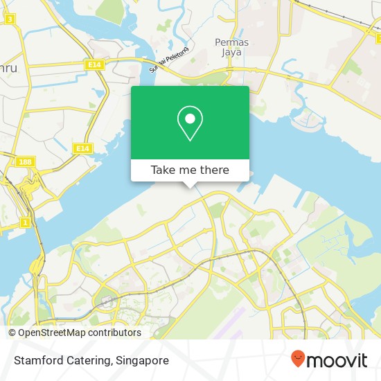 Stamford Catering map