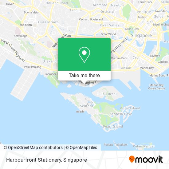 Harbourfront Stationery map