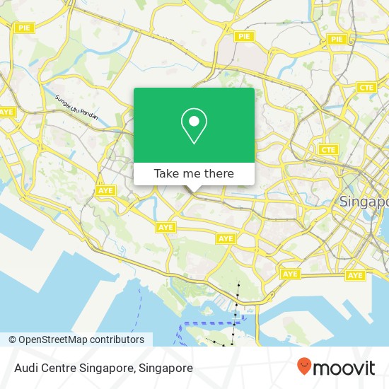 Audi Centre Singapore map
