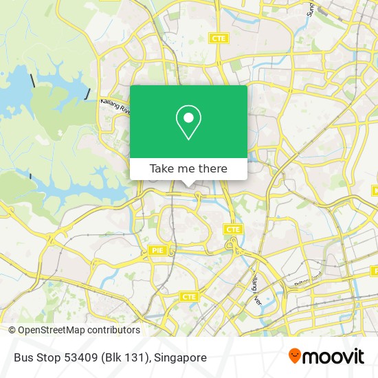 Bus Stop 53409 (Blk 131) map