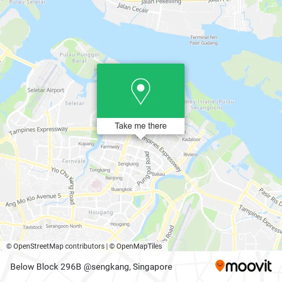 Below Block 296B @sengkang map