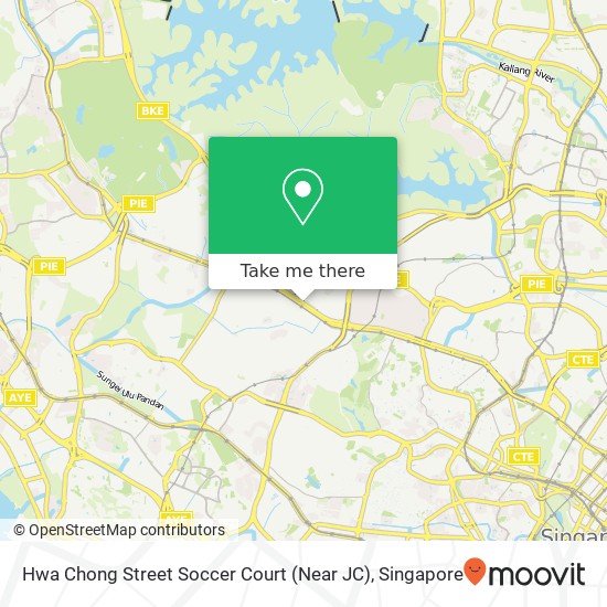 Hwa Chong Street Soccer Court (Near JC) map