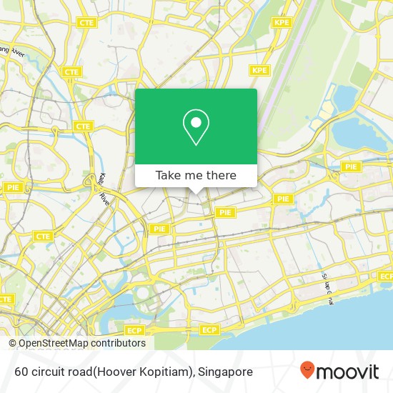 60 circuit road(Hoover Kopitiam)地图