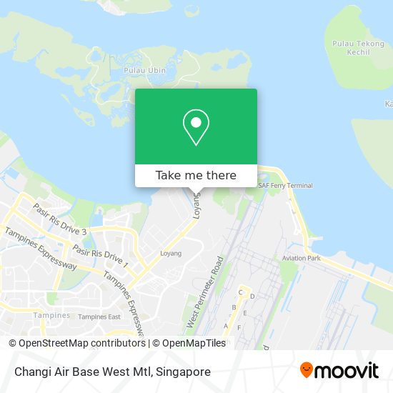Changi Air Base West Mtl map