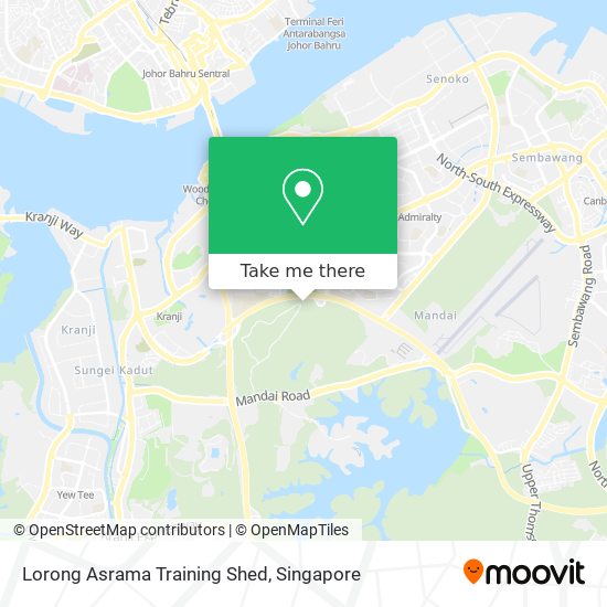 Lorong Asrama Training Shed map