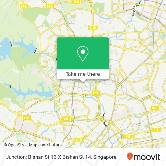 Junction: Bishan St 13 X Bishan St 14 map