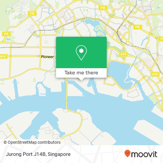 Jurong Port J14B map