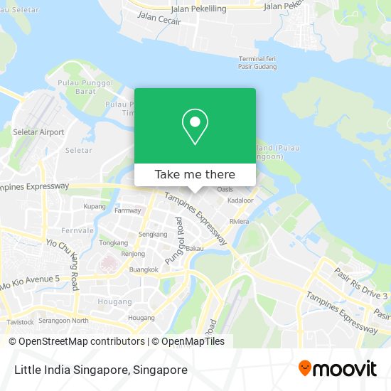 Little India Singapore map