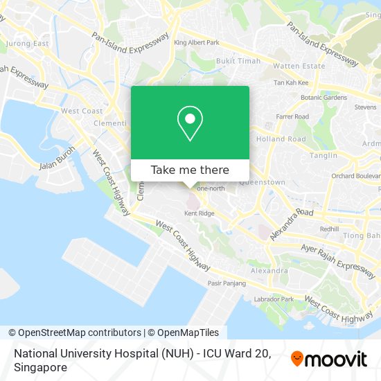 National University Hospital (NUH) - ICU Ward 20 map