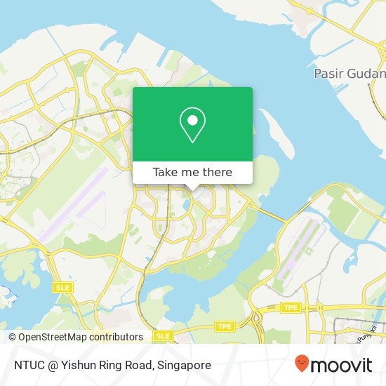 NTUC @ Yishun Ring Road map