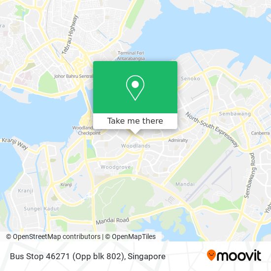 Bus Stop 46271 (Opp blk 802) map