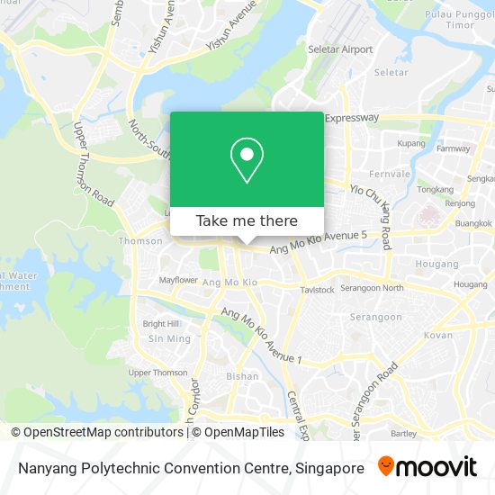 Nanyang Polytechnic Convention Centre map