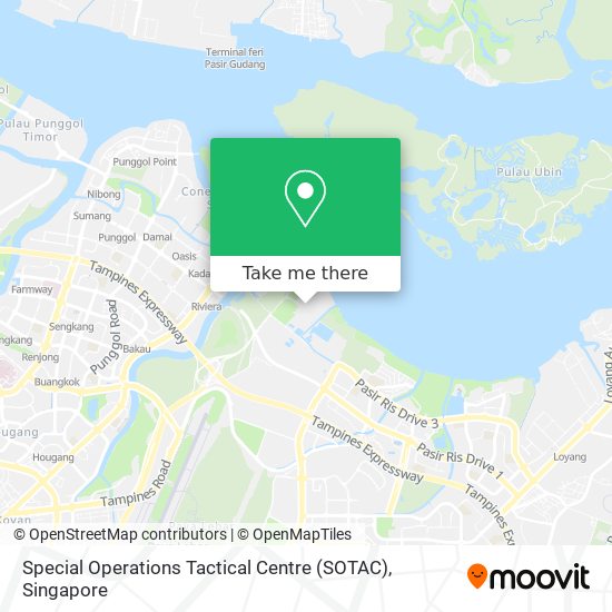 Special Operations Tactical Centre (SOTAC) map