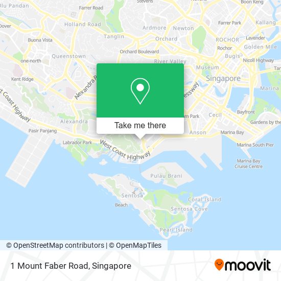 1 Mount Faber Road地图