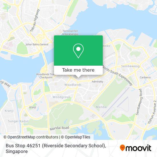Bus Stop 46251 (Riverside Secondary School) map