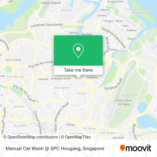 Manual Car Wash @ SPC Hougang map