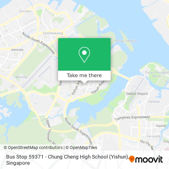 Bus Stop 59371 - Chung Cheng High School (Yishun)地图