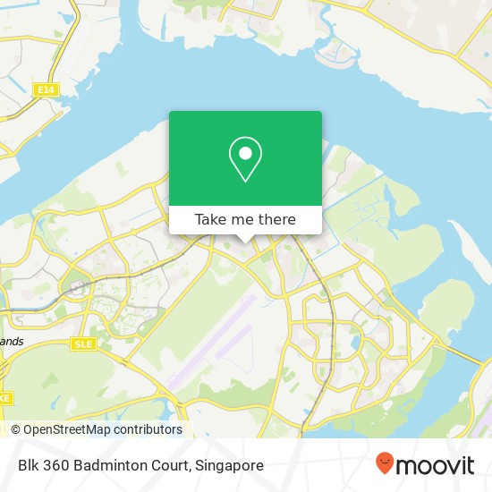 Blk 360 Badminton Court map