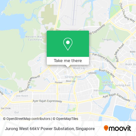 Jurong West 66kV Power Substation地图