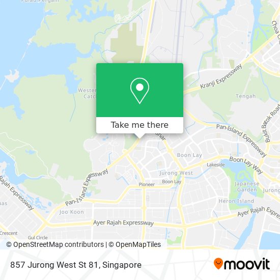 857 Jurong West St 81地图