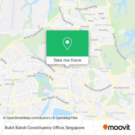 Bukit Batok Constituency Office map