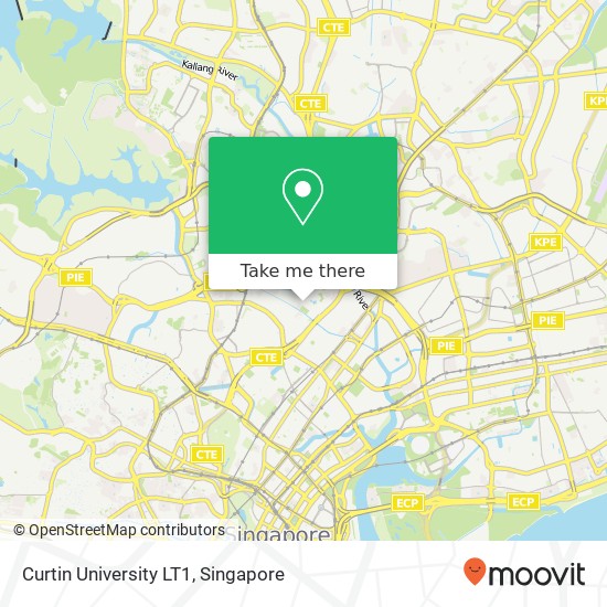 Curtin University LT1 map