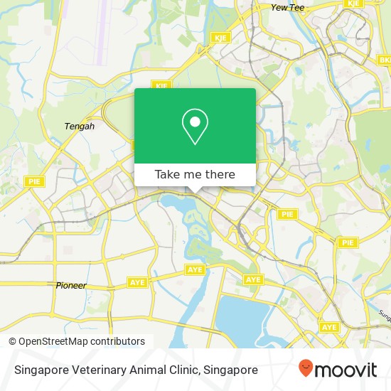 Singapore Veterinary Animal Clinic map