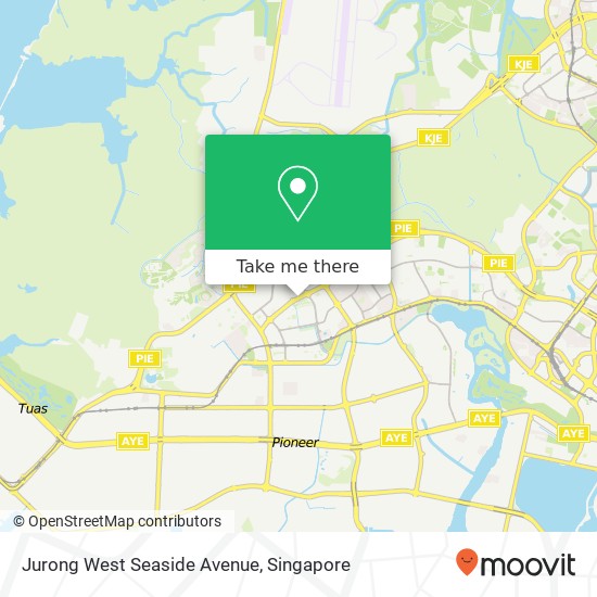 Jurong West Seaside Avenue map