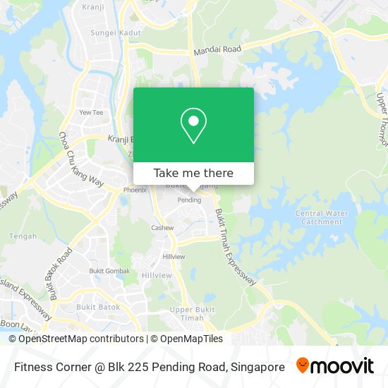 Fitness Corner @ Blk 225 Pending Road地图