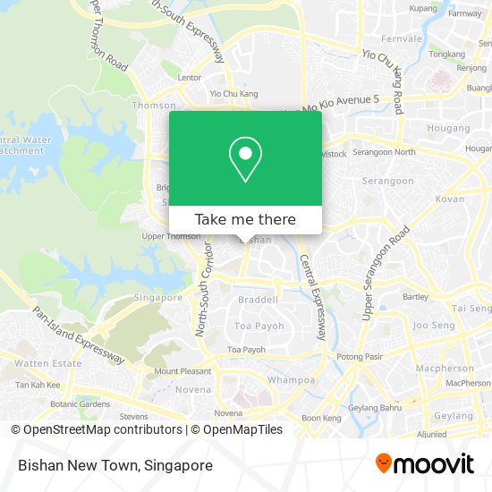 Bishan New Town地图