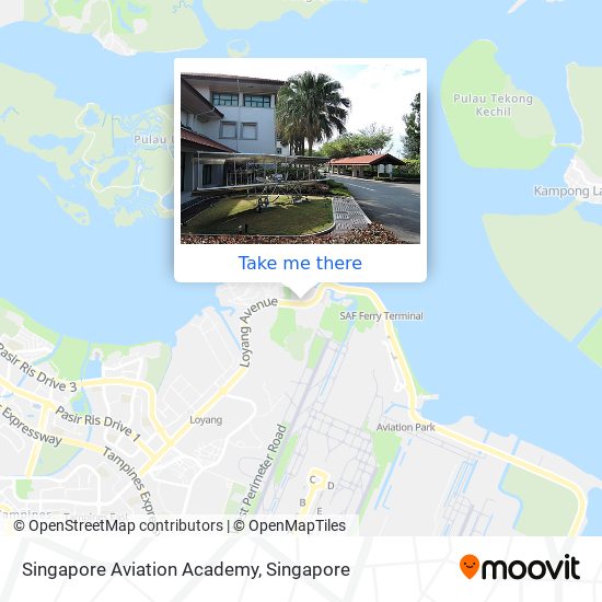 Singapore Aviation Academy map