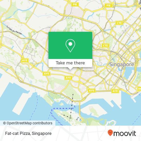 Fat-cat Pizza map