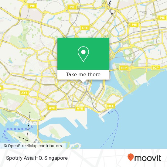 Spotify Asia HQ map