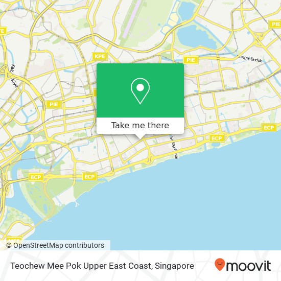 Teochew Mee Pok Upper East Coast地图