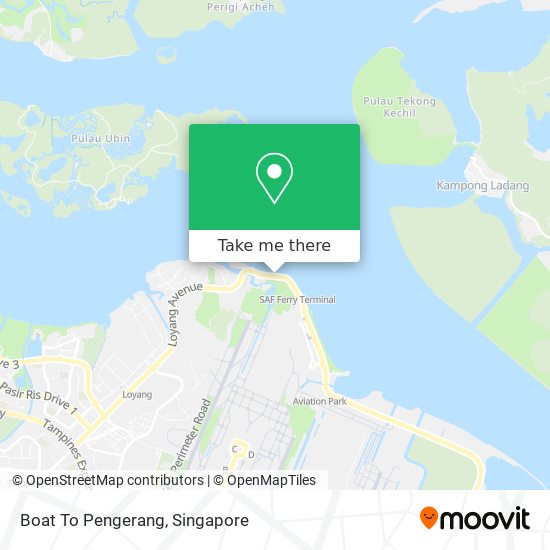 Boat To Pengerang map