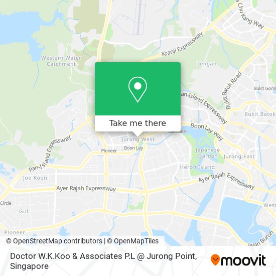 Doctor W.K.Koo & Associates P.L @ Jurong Point map