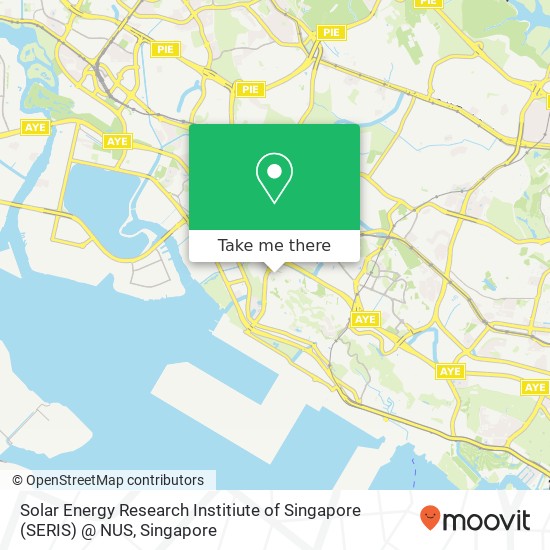 Solar Energy Research Institiute of Singapore (SERIS) @ NUS map