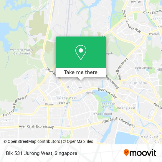 Blk 531 Jurong West map