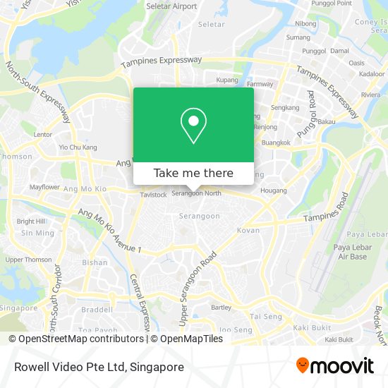 Rowell Video Pte Ltd map