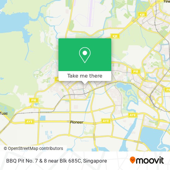 BBQ Pit No. 7 & 8 near Blk 685C map
