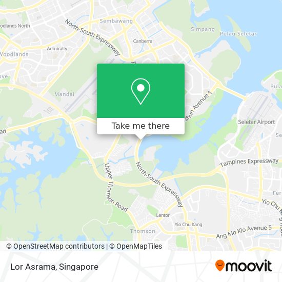 Lor Asrama map