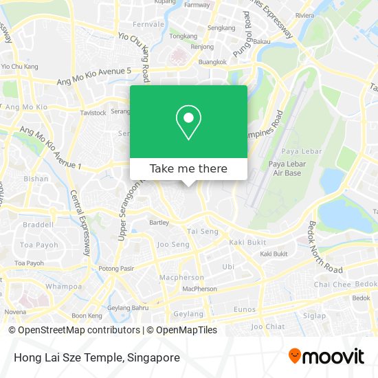 Hong Lai Sze Temple map