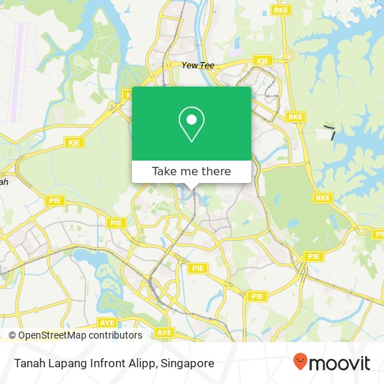 Tanah Lapang Infront Alipp map