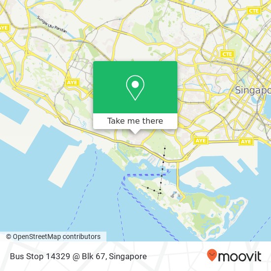 Bus Stop 14329 @ Blk 67地图